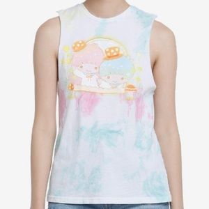 Little‎ Twin Stars Mushroom Tie-Dye Muscle Tank Top Hot Topic Sanrio My Melody